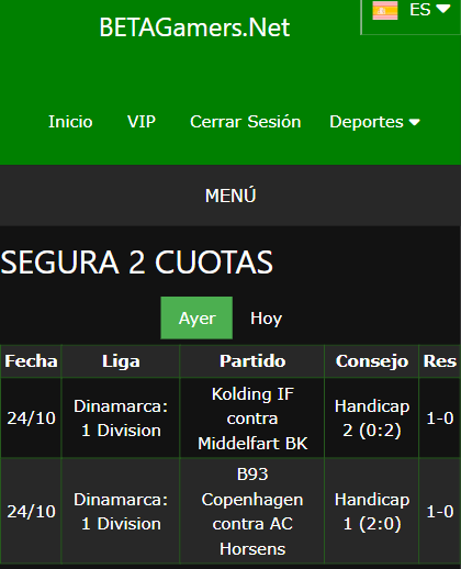 boleto de apuesta vip ganada